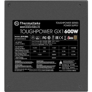 Thermaltake Toughpower GX1, 80+ Gold, 600W