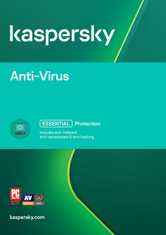 Antivirus Kaspersky AntiVirus, 2 Dispozitive, 1 An, Licenta noua, Electronica