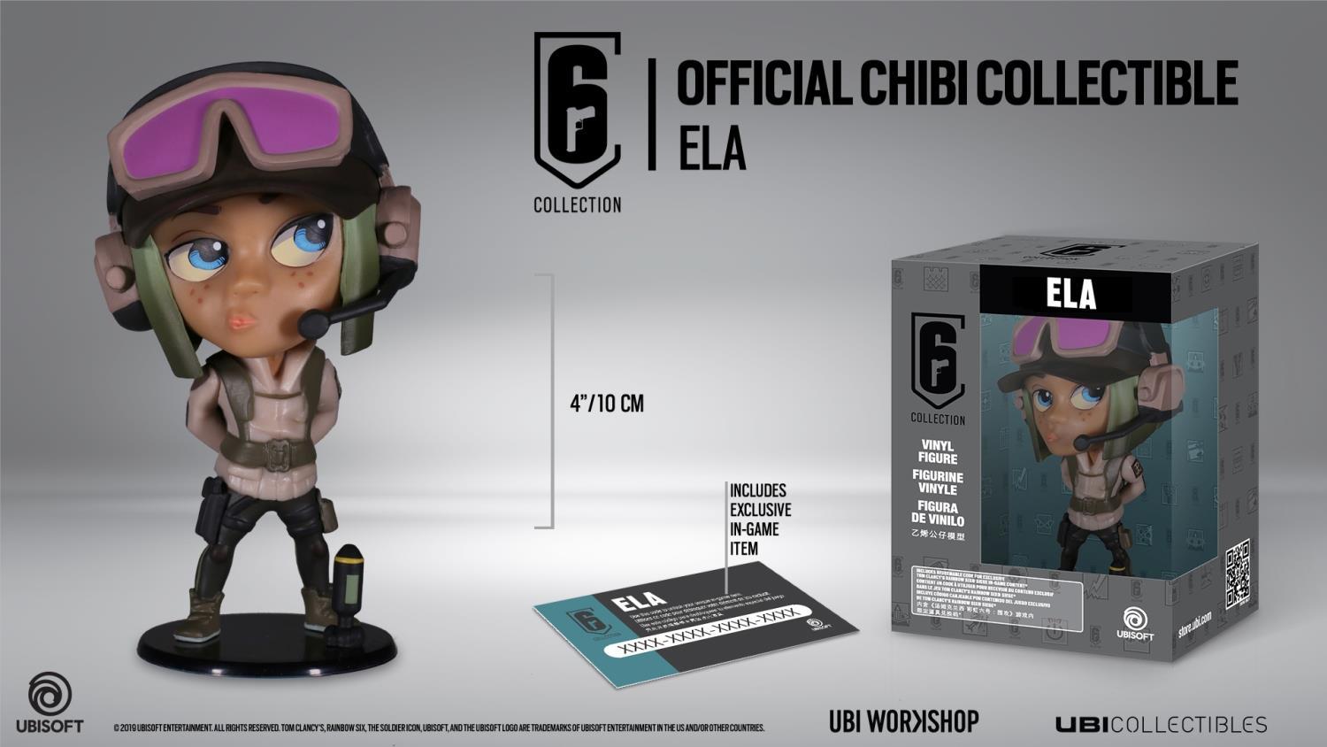 Ubisoft RAINBOW SIX SIEGE ELA CHIBI FIGURINE