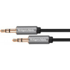 Cablu audio Kruger&Matz Jack 3.5 mm Male - Jack 3.5 mm Male, 1.8m, negru