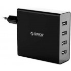 Incarcator retea Orico DCW-4U PRO, 4x USB, Black, Intelligent Identification IC