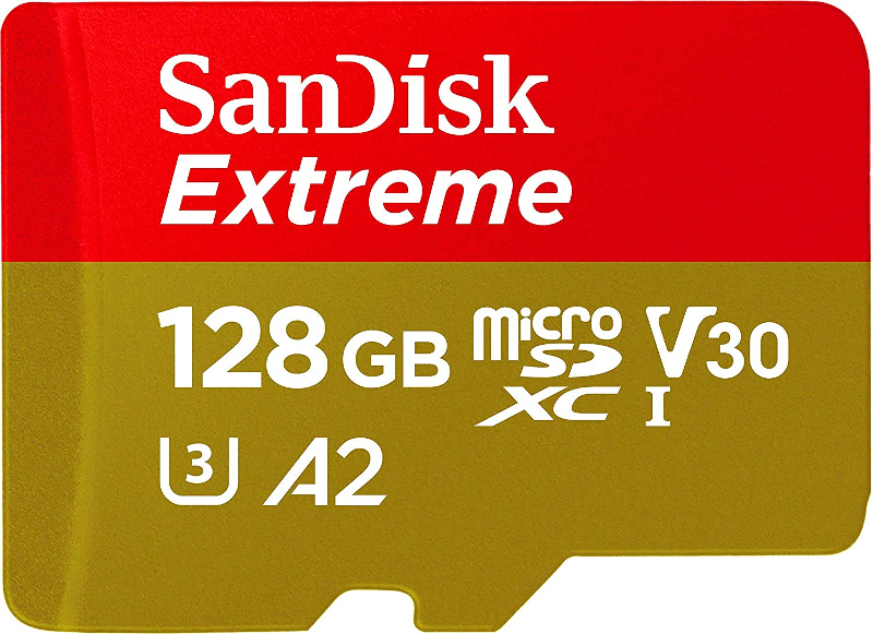 Card memorie SanDisk Micro SDXC Extreme 128GB UHS-I U3 V30 Class 10 160 MB/s + Adaptor SD Mobile