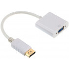 Gembird 1x DisplayPort Male - 1x VGA Female, alb