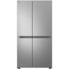 Frigider Side By Side LG GSBC40PYPE, 664 L, Clasa E, No Frost, Smart Inverter, LinearCooling, Smart Diagnosis, Control electronic, 179 cm, Argintiu