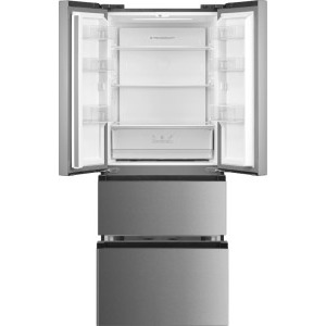 Tesla RF3900FMX, 391 L, Clasa E, Total No Frost, Inverter, Multi-Air Cooling, Metal Cooling, Control electronic, 178 cm, Inox