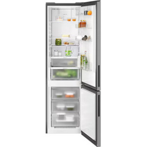 Electrolux ENT7MD36X, 363 L, Clasa D, No Frost, TwinTech, MultiFlow, GreenZone+, Extra Chill, Control electronic, 202 cm, Inox