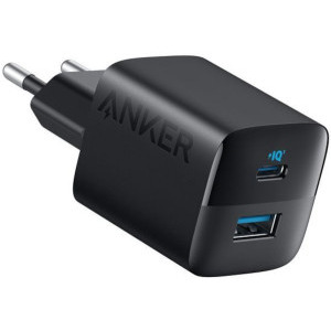 Incarcator retea Anker 323, 1x USB-C, 1x USB, PD 33W, Black