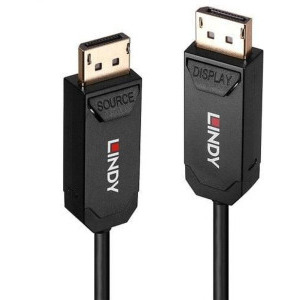 LINDY DisplayPort Male - DisplayPort Male, 50m, negru