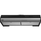 Hota Beko traditionala HNS61320X, Capacitate de absorbtie 380 m3/h, 3 trepte de putere, 60 cm, Clasa D, Negru/Inox