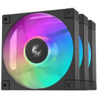 Ventilator Deepcool FD12 Black 120mm ARGB Three Fan Pack