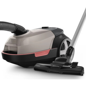 Philips Seria 5000 XD5122/10, cu sac, 900W, 4L, Negru/Bej