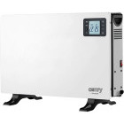 Camry Convector electric CR7739, 2000 W, 3 trepte, Termostat reglabil, Ventilare, Negru