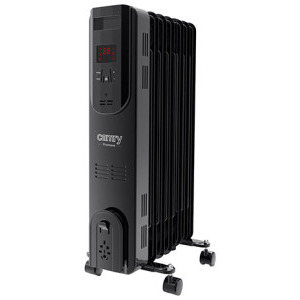 Camry Calorifer electric CR7812, 1500 W, 7 elementi, 3 trepte, Termostat reglabil, Negru