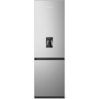 Combina frigorifica Heinner HC-HM268SWDF+, 268 L, Clasa F, Control electronic, Dozator apa, Iluminare LED, 180 cm, Argintiu