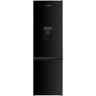 Combina frigorifica Heinner HC-HM260BKWDF+, 260 L, Clasa F, Control electronic, Dozator apa, Iluminare LED, 180 cm, Negru
