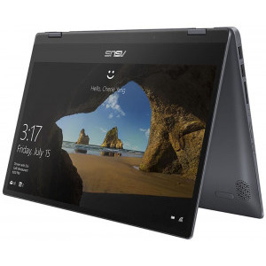 ASUS 14'' VivoBook Flip 14 TP412FA, FHD Touch, Procesor Intel® Core™ i5-10210U (6M Cache, up to 4.20 GHz), 8GB DDR4, 256GB SSD, GMA UHD, Win 10 Home, Star Grey