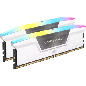 Corsair Vengeance RGB White 32GB DDR5 6000MHz CL30 Dual Channel Kit