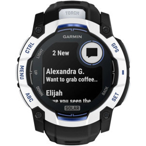 Garmin Instinct 3 50mm, Solar, GPS, Whitestone/Blue