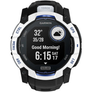 Garmin Instinct 3 50mm, Solar, GPS, Whitestone/Blue