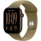 SmartWatch Apple Watch Series 12, GPS, 46mm Carcasa Aluminium Dark Bronze, Olive Sport Band - M/L