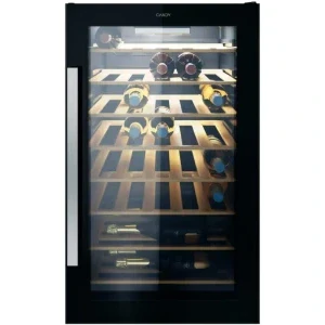 Candy Vitrina vinuri CWC 154 EEL/NFC, 41 sticle, Clasa G, hOn, Control electronic, 84 cm, Negru