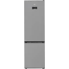 Combina frigorifica Beko B3RCNA415HXB1, 415 L, Clasa D, No Frost, HarvestFresh, AeroFlow, Control electronic, 203 cm, Metal Look
