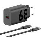 Incarcator retea Motorola TurboPower 68W, 1x USB-C PD, cablu iinclus