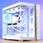 PC Gaming GREUCEANU Max Alb Streaming Edition, AMD Ryzen 9 9950X3D 4.3GHz, 32GB DDR5, 4TB SSD, RTX 5090 32GB GDDR7, Iluminare RGB