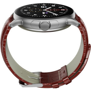 HMD Watch X1, AMOLED 1.43 inch, Silver Leather