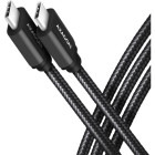 Cablu de date / adaptor AXAGON BUCM-CM30AB, USB-C Male la USB-C Male 2.0, 3m, PD 60W, Negru