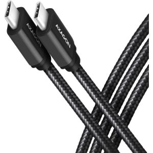 AXAGON BUCM3-CM30AB, USB-C Male la USB-C Male 3.2 Gen 1, 3m, PD 60W, Negru