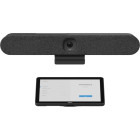 Sistem videoconferinta Logitech Rally Bar Huddle + Tap IP, 4K, Graphite