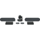 Sistem videoconferinta Logitech Rally Plus + Tap + Lenovo ThinkSmart Core, 4K, Microsoft Teams Rooms