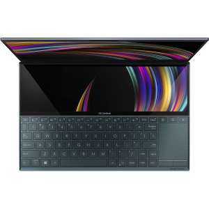 ASUS 14'' ZenBook Duo UX481FL, FHD, Procesor Intel® Core™ i7-10510U (8M Cache, up to 4.80 GHz), 16GB, 512GB SSD, GeForce MX250 2GB, Win 10 Pro, Celestial Blue