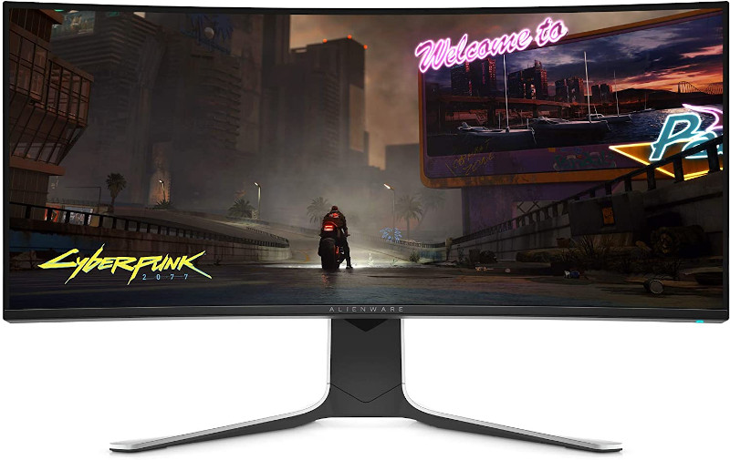 Monitor LED Alienware AW3420DW Curbat 34 inch 2 ms Black G-Sync 120 Hz