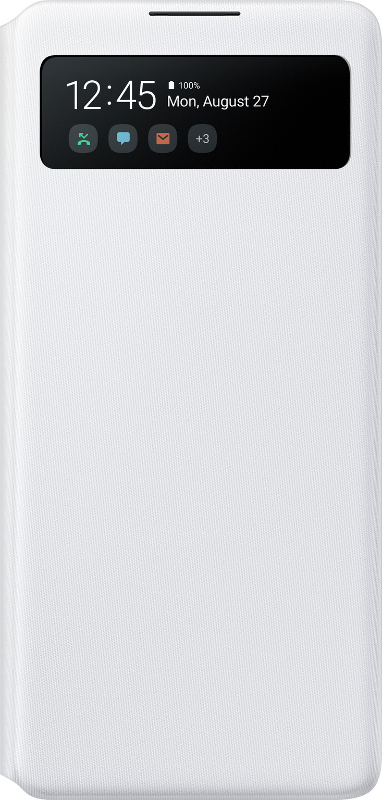 Samsung Husa de protectie tip Book S View White pentru Galaxy S10 Lite