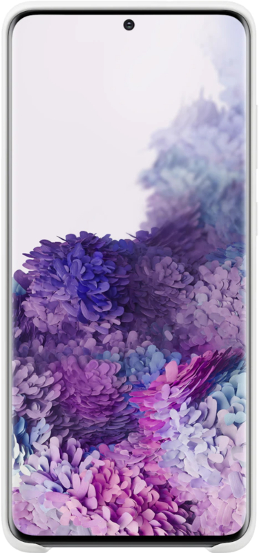 Samsung Protectie pentru spate Silicon White pentru Galaxy S20 Plus/S20 Plus 5G