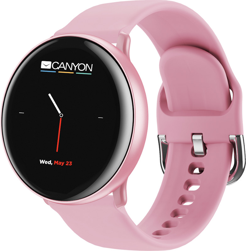 SmartWatch Canyon Marzipan, Aluminiu roz, curea silicon roz