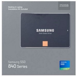 Samsung 840 Series 250GB SATA-III 2.5 inch Desktop/Notebook upgrade kit