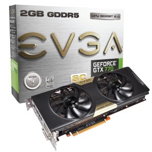 EVGA GeForce GTX 770 SuperClocked ACX Cooling 2GB GDDR5 256-bit