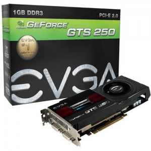 EVGA e-GeForce GTS 250 1GB DDR3 256-bit