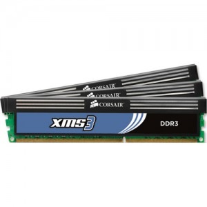 Corsair XMS3 6GB DDR3 1600MHz Kit triple channel 3x 2GB