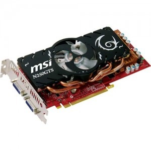 MSI GeForce GTS 250 1GB DDR3 256-bit