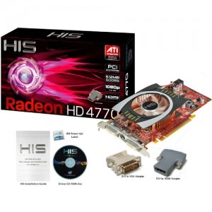 HIS Radeon HD4770 512MB GDDR5 128-bit