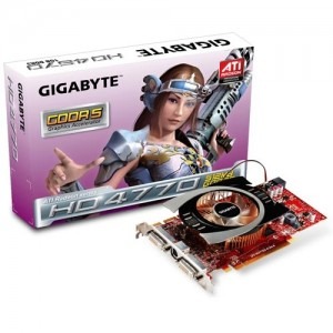 GIGABYTE Radeon HD4770 512MB GDDR5 128-bit