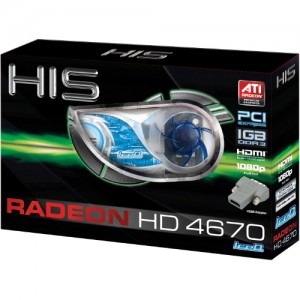 HIS Radeon HD4670 IceQ 1GB DDR3 128-bit