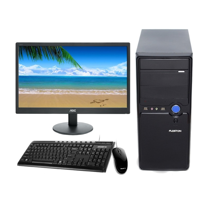 Computer Starter Monitor PC Back to School - Start + monitor AOC e970Swn + periferice Gigabyte ...
