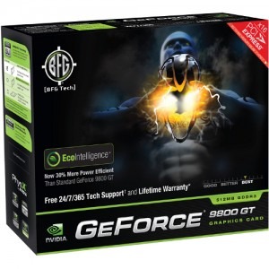 BFG Tech GeForce 9800GT EcoIntelligence 512MB DDR3 256-bit Low Power Design