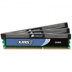 Corsair XMS3 6GB DDR3 1600MHz CL9 Triple Channel Kit Rev. A