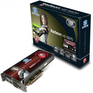 Sapphire Radeon HD5870 1GB GDDR5 256-bit